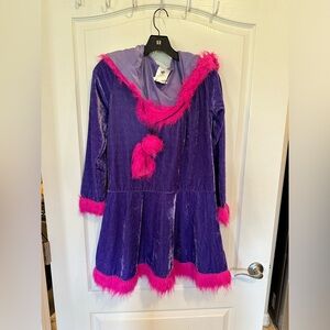 Spirit Purple and Pink Hooded Dress